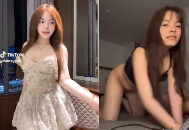 Hot tiktoker Linh Tâyy lộ clip nắc nhau bạn trai